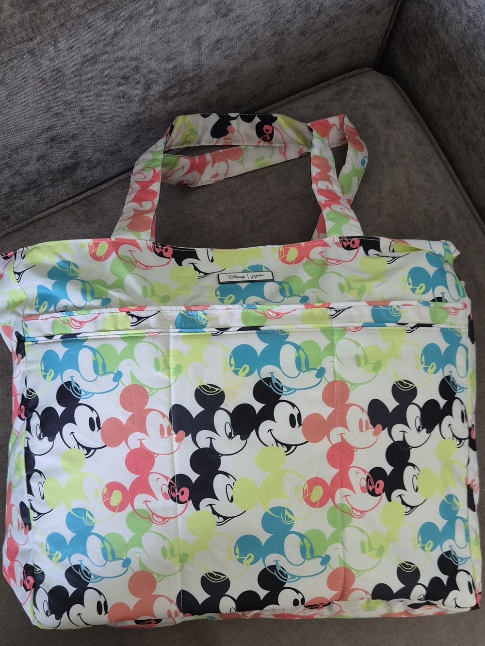 Disney x Ju-Ju-Be Multi-Color Mickey Print Tote Bag Superbe